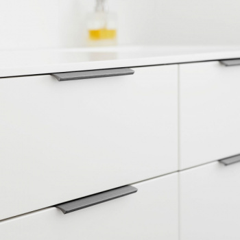 Profile Handle Edge Straight - 200mm - Brushed Anthracite
