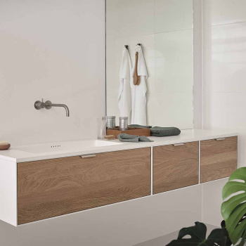 Profile Handle Edge Straight - 100mm - Stainless Steel Finish