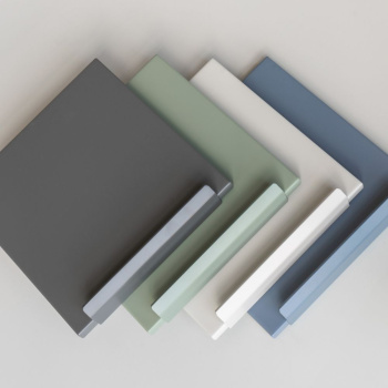 Edge Pull Handle Side - Chalk Grey