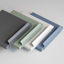 Edge Pull Handle Side - Chalk Grey