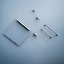 Edge Pull Handle Side - Storm Blue