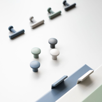 Cabinet Knob T Viva - Storm Blue
