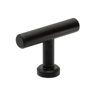 Cabinet Knob T Viva - Matte Black in the group Cabinet Knobs / Show all cabinet knobs / T-Knobs at Beslag Online (304399-11)