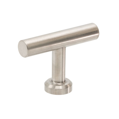 Cabinet Knob T Viva - Brushed Stainless Steel in the group Cabinet Knobs / Show all cabinet knobs / T-Knobs at Beslag Online (304401-11)