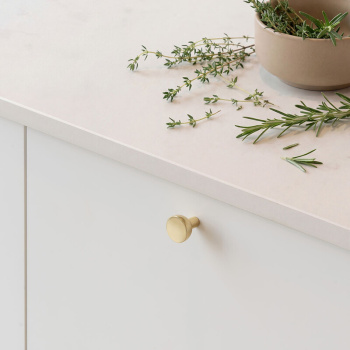 Cabinet Knob Copenhagen - 25mm - Polished Brass