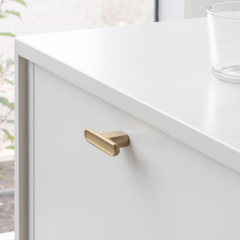 Cabinet Knob T Vibe Soft - Brushed Gold