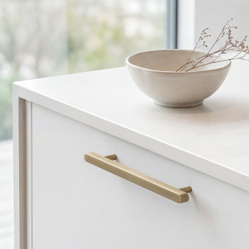 Handle Rod - 160mm - Brushed Gold