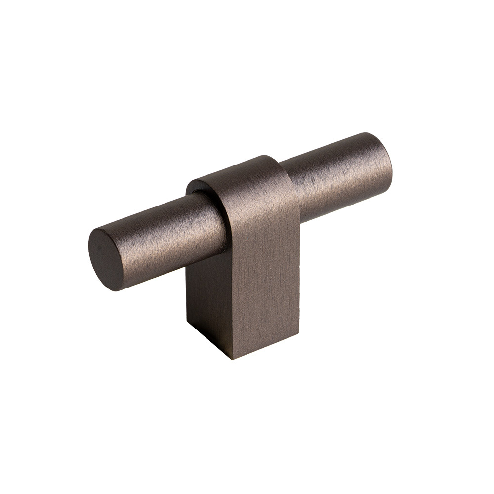 Cabinet Knob T Trace - Dark Bronze