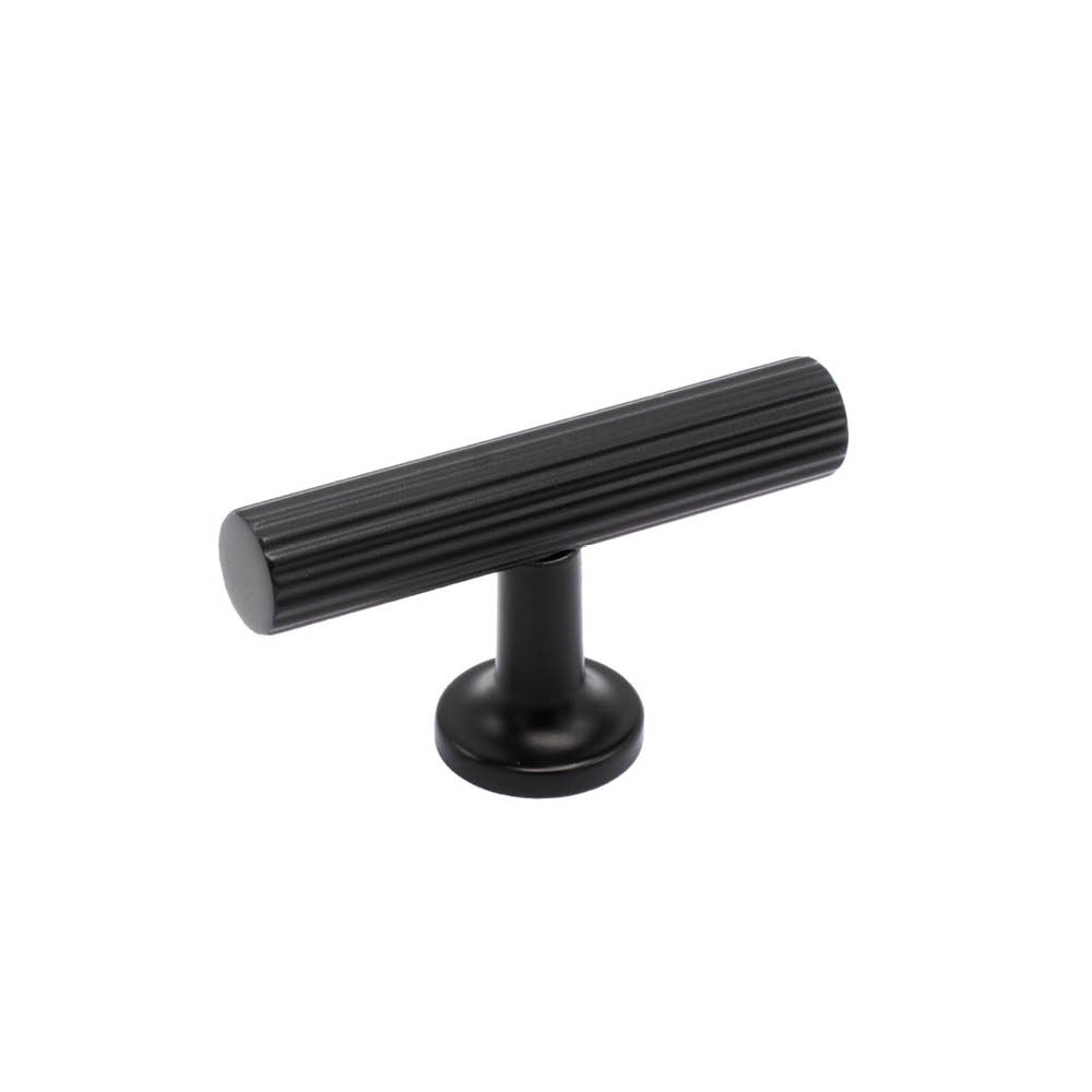 Cabinet Knob Portland in matte black from Beslag Design