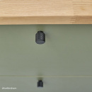Cabinet Knob Helix  - 20mm - Matte Black
