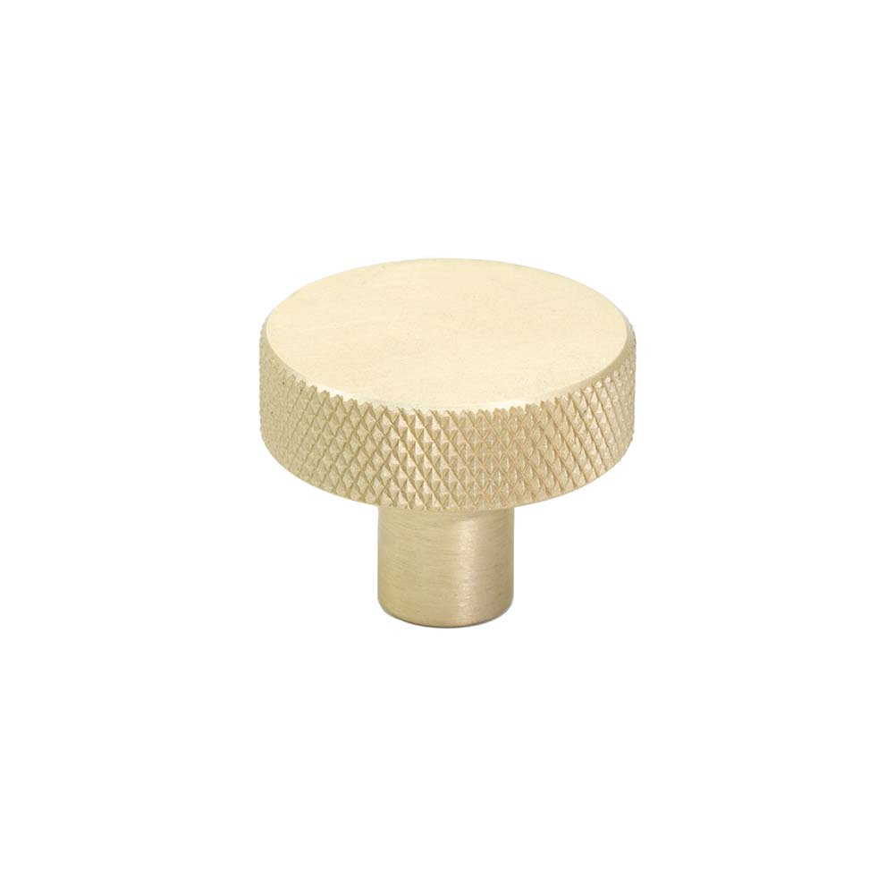 Cabinet Knob Flat - 32mm - Brass