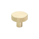 Cabinet Knob Flat - 32mm - Brass