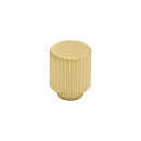 Cabinet Knob Helix Stripe - 20mm - Brass