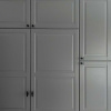 Cabinet Knob T Helix Stripe - Matte Black