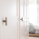 Cabinet Knob T Helix Stripe - Antique Bronze