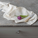 Cabinet Knob T Helix Stripe - Stainless Steel Finish