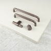 Cabinet Knob T Helix Stripe - Dark Bronze