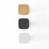 Cabinet Knob Prism - 32x32mm - Matte White