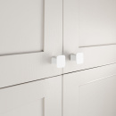 Cabinet Knob Prism - 32x32mm - Matte Black