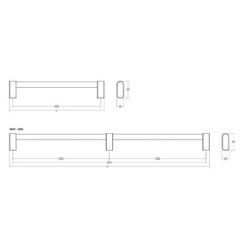Handle Linkk - Brushed Black