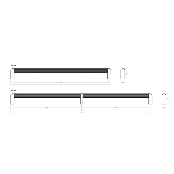 Handle Riss Big - Volcanic Red