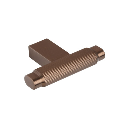 Cabinet Knob T Brooklyn - Brushed Bronze in the group Cabinet Knobs / Show all cabinet knobs / T-Knobs at Beslag Online (317543-11)