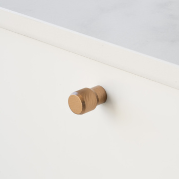 Knob Brooklyn Ø20mm - Dark Brushed Brass