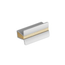 Handle Papillon - 32mm - Oak/Stainless Steel Look