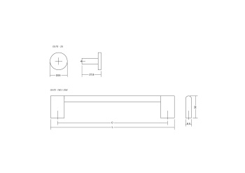 Handle Nexx - Brushed Bronze