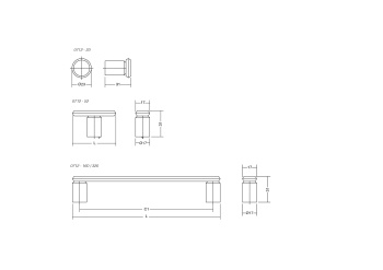 Knob Fase Ø23mm - Dark Brushed Brass