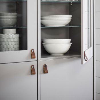 Loop Round - Black Leather/Black
