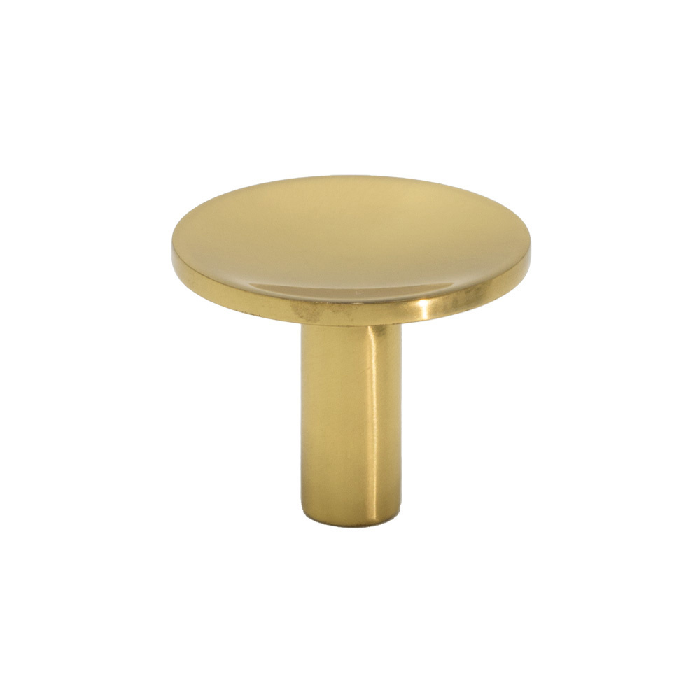 Cabinet knob Sture in brass from Beslag Design