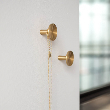 Hook Sture - 28mm - Brushed Untreated Brass