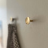 Hook Sture - 28mm - Brushed Untreated Brass