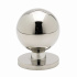 Cabinet knob Solliden in chrome from Beslag Design