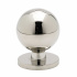 Cabinet Knob Solliden - Nickel-plated Cabinet knob Solliden in chrome from Beslag Design