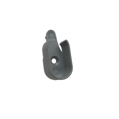 Bracket For Clothes Rail 16-18mm Frame - Dark Grey (1/pc) in the group Storage / Show all storage / Cupboard Interior at Beslag Online (340001011)