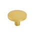 Cabinet Knob Como Big - Brushed Brass Cabinet knob Como Big in brushed Brass from Beslag Design