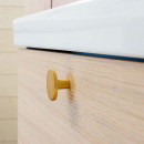 Cabinet Knob Como Big - Brushed Brass