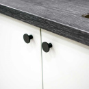 Cabinet Knob Como - Stainless Steel Finish