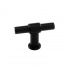 Cabinet knob T-type in matte black from Beslag Design