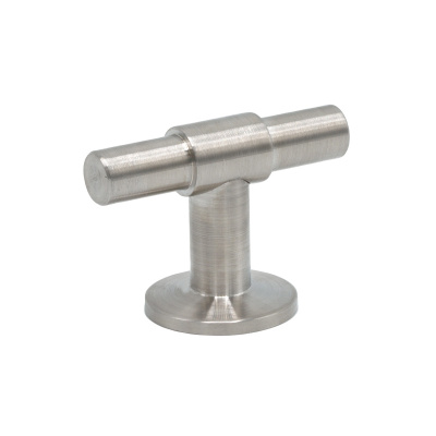 Cabinet Knob T Uniform - Brushed Stainless in the group Cabinet Knobs / Show all cabinet knobs / T-Knobs at Beslag Online (343294-11)