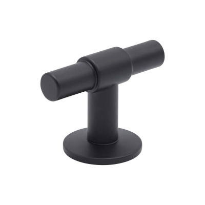 Cabinet Knob T Uniform - Matte Black in the group Cabinet Knobs / Show all cabinet knobs / T-Knobs at Beslag Online (343298-11)
