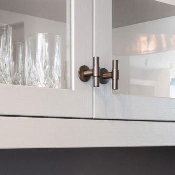 Cabinet Knob T Uniform - Burnished Brass