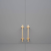 Handle Uniform - 128mm - Brushed Untreated Brass