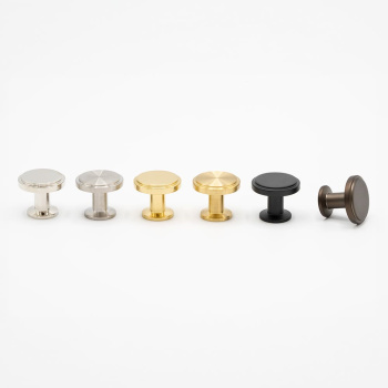 Cabinet Knob Uno - Burnished Brass