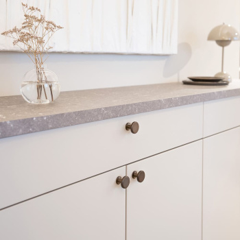 Cabinet Knob Uno - Burnished Brass