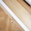 Cabinet Knob Uno - Brushed Untreated Brass