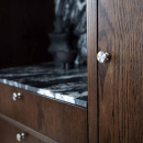 Cabinet Knob Uno - Brushed Stainless