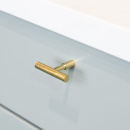 Cabinet Knob T Spira - Polished Brass